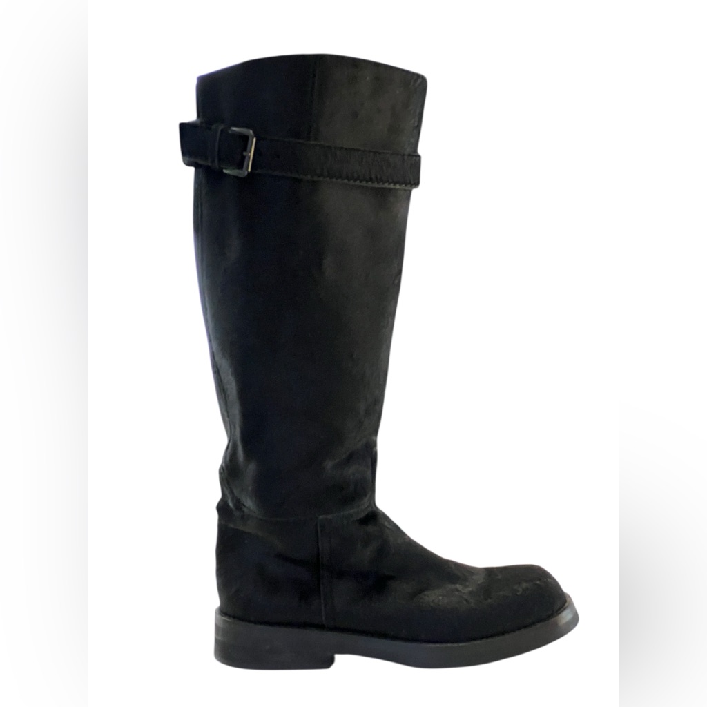 Ann Demeulemeester Black Knee-High Boots